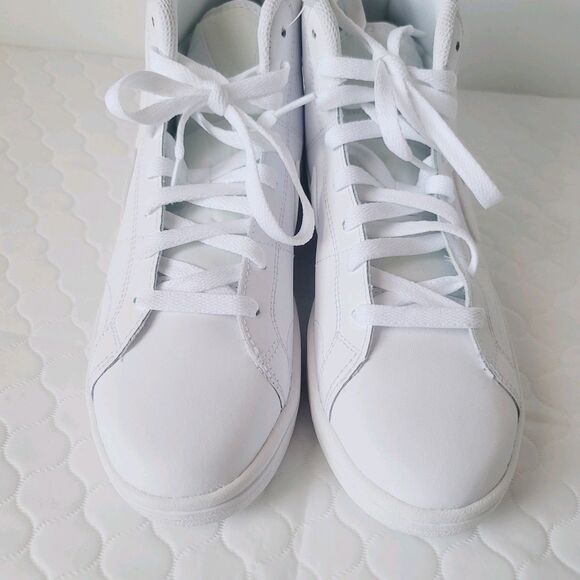 NIKE Womens COURT ROYALE 2 MID LACE-UP TRAINERS SNEAKERS SHOES WHITE SIZE 9 - Picture 3 of 11
